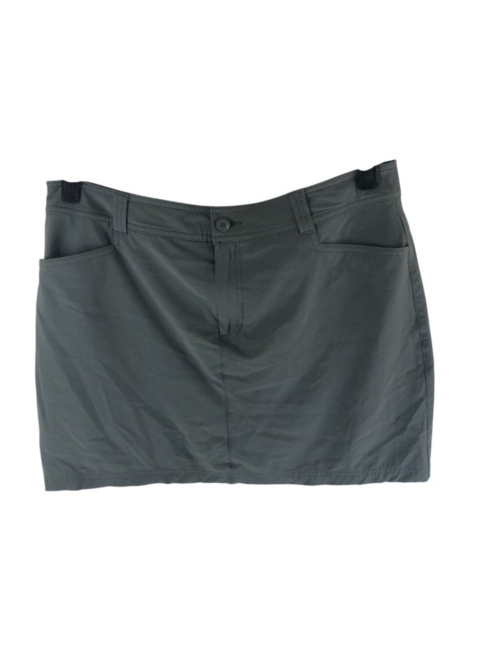Eddie Bauer Womens Gray Skort Size 14 Outdoor Hiking Stretch